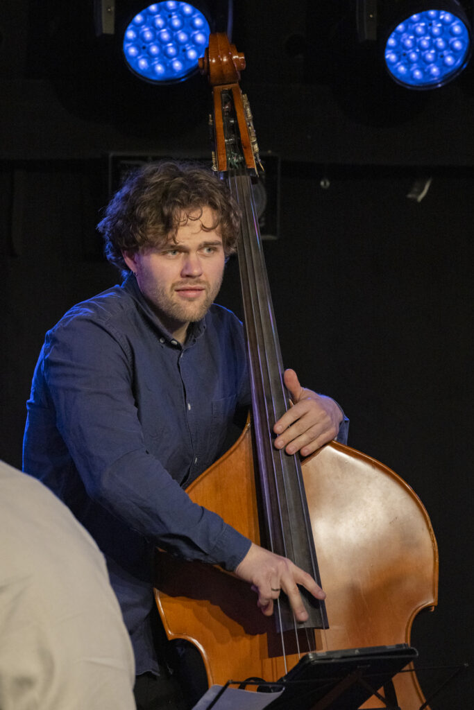 Karmen Rõivassepp Quartet: Karmen Rõivassepp (vokal), Simon Eskildsen (piano), Adrian Christiansen (bas), Daniel Sommer (trommer) - Foto: Rolf Aagaard-Svendsen